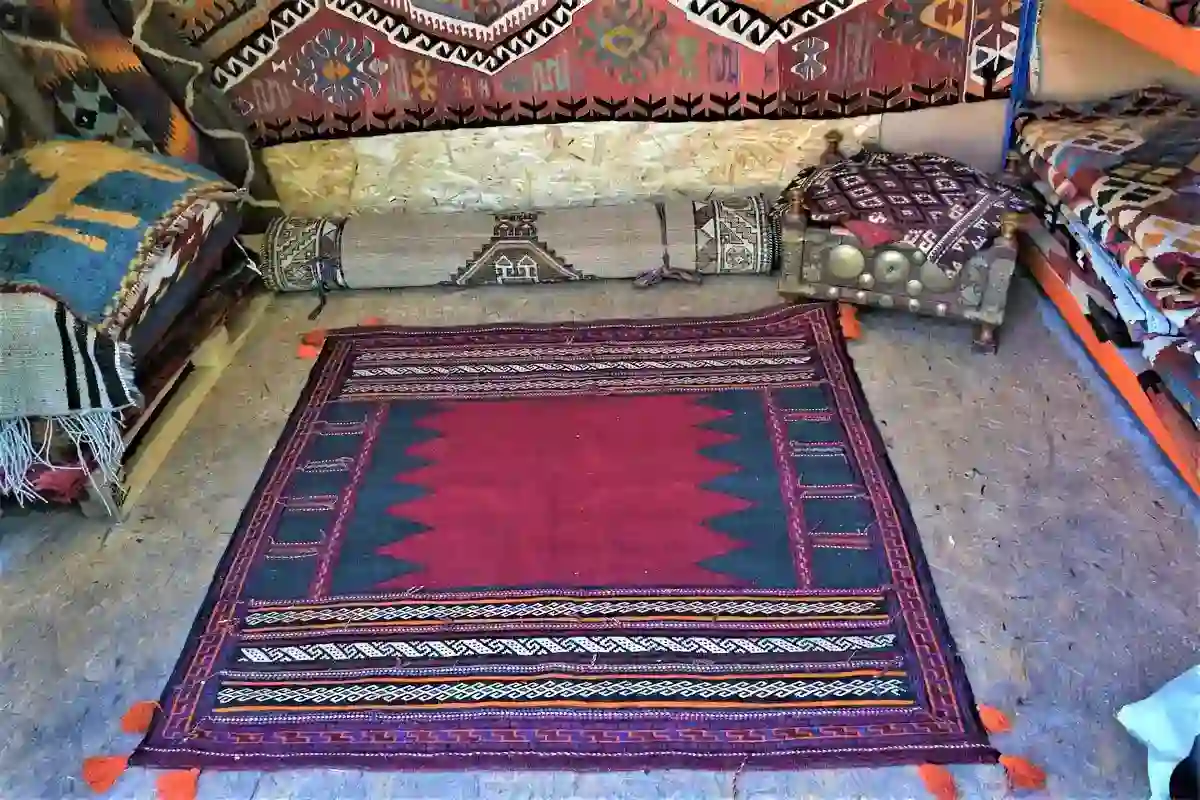 Main Image for Sofreh Kilim. Beautiful hand woven Afghan Balouch Tribal flatweave. 