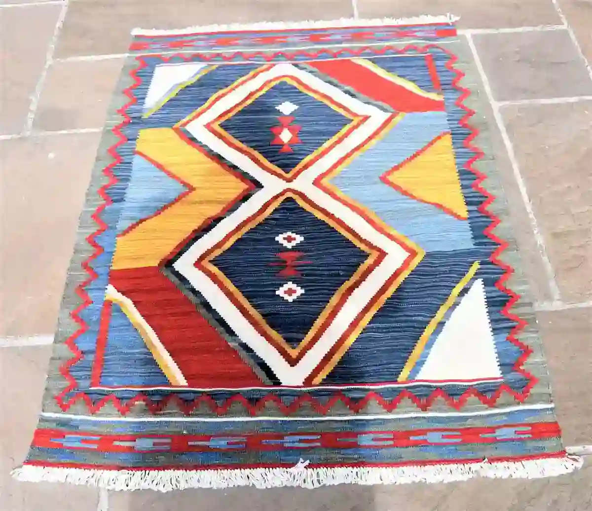 Main Image for Glorious new Persian Kilim. Qashqai Tribe. All Natural Dyes.