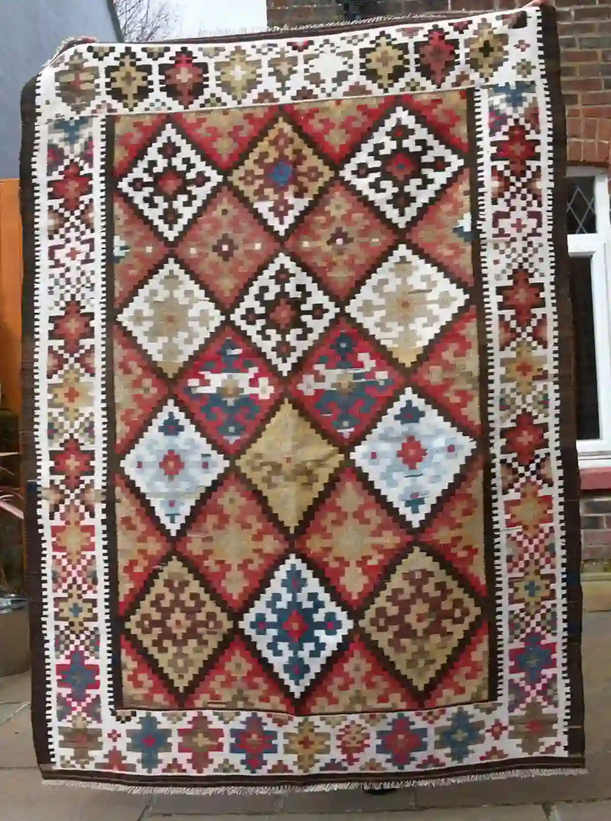 Main Image for Lovely old Vintage 1950's, Persian Bakhtiari Tribe Kilim.