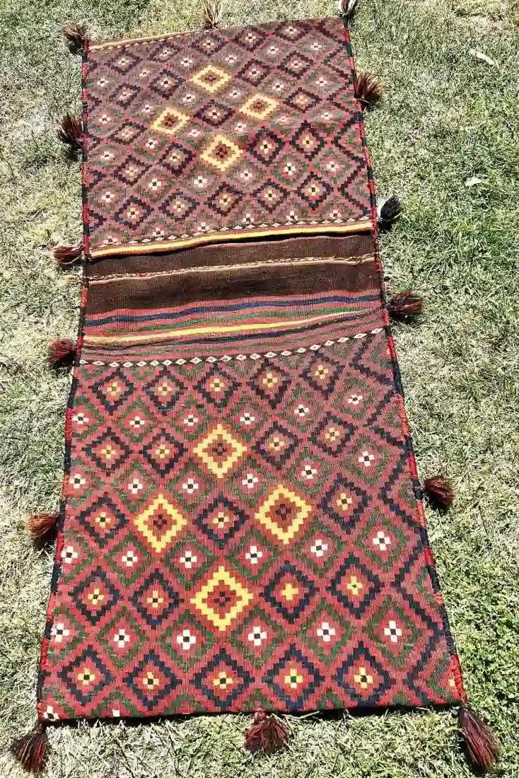 Main Image for Superb, complete Uzbek Tartari Tribal Saddle Bag, from Afghanistan