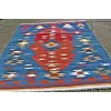 Thumbnail Image 4 of Attractive, Hand woven Afghan Kilim. Blue and Red.